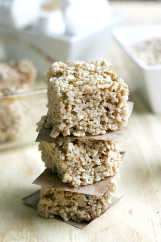 Brown Butter Rice Krispie Treats Take the Cake - DIY Candy