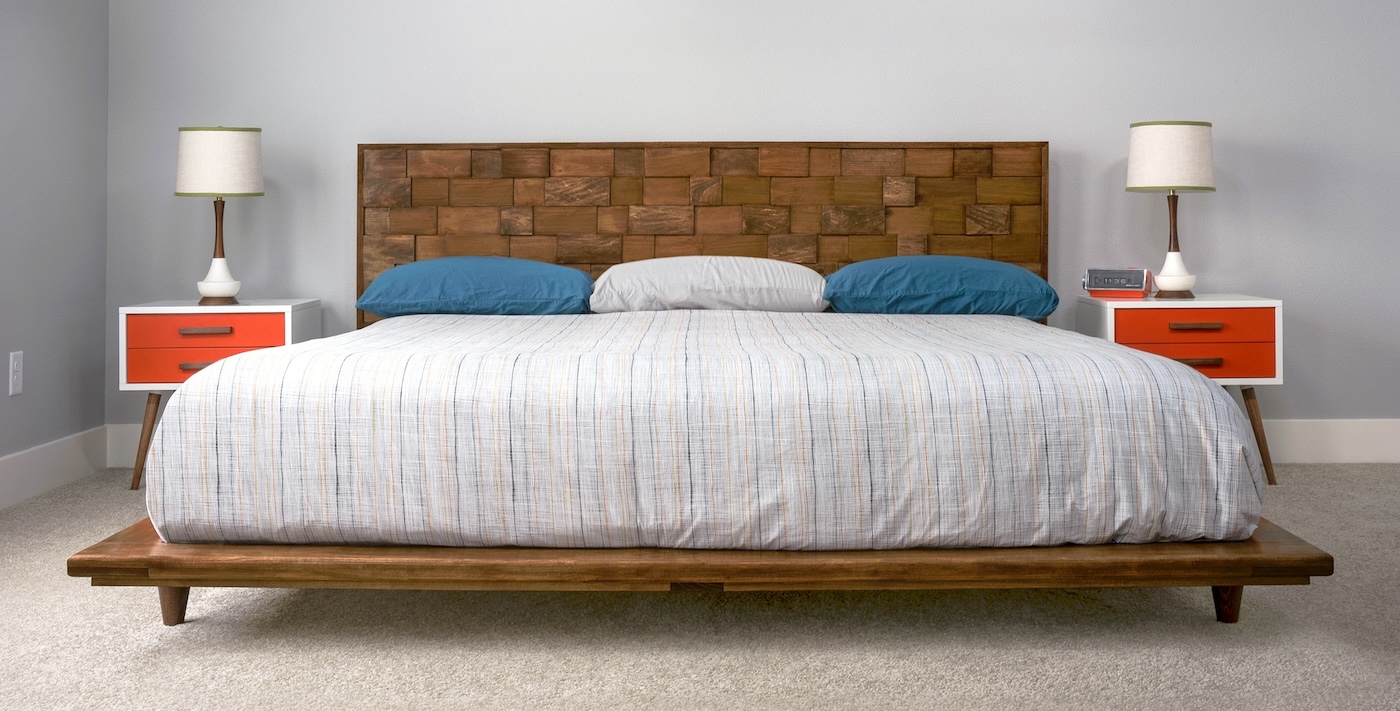 diy king size bed frame