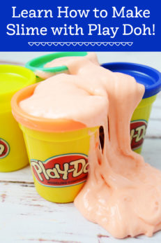 Easy Play Doh Slime Recipe (no Borax!) - DIY Candy