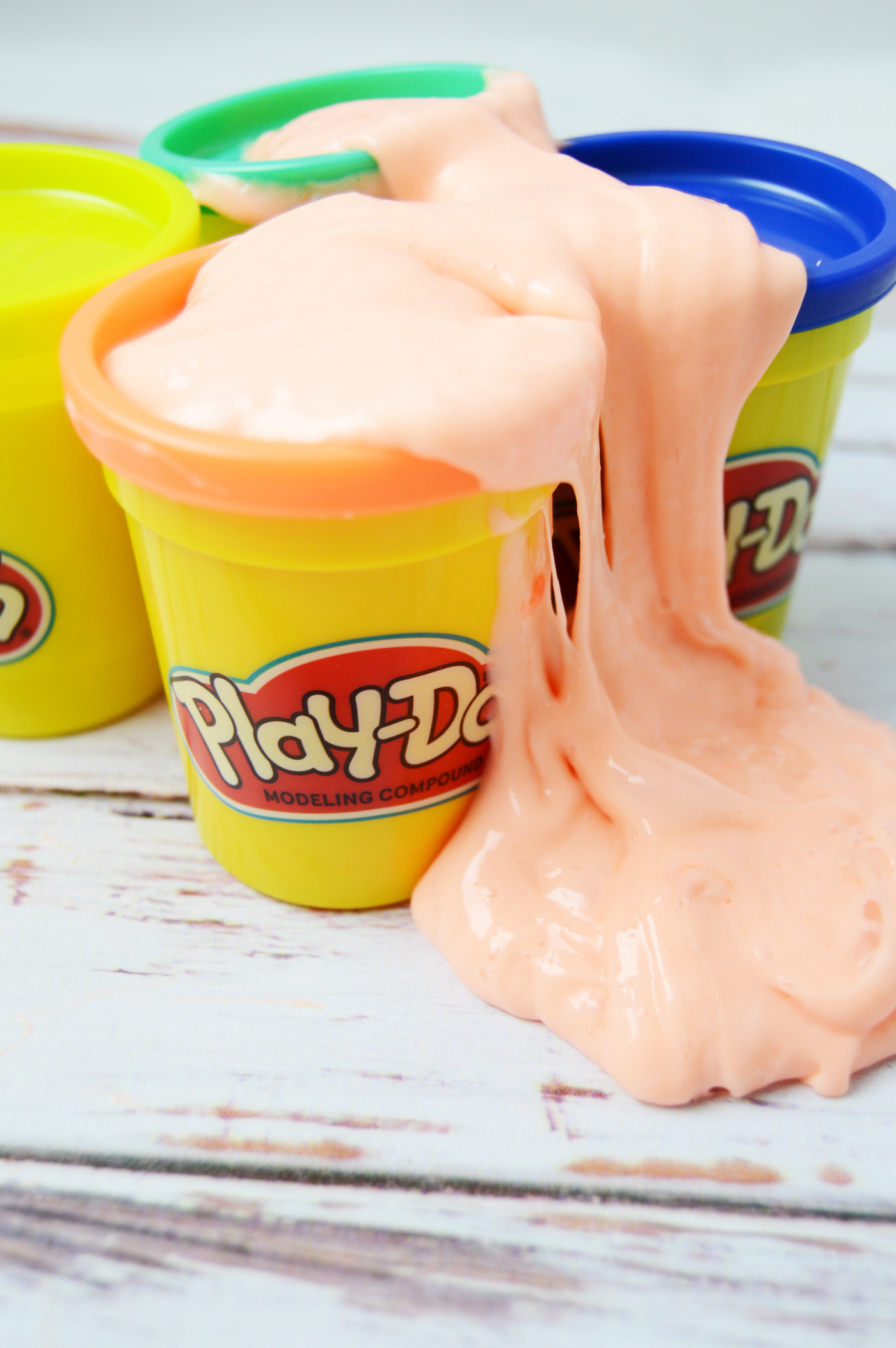 how to make playdough slime