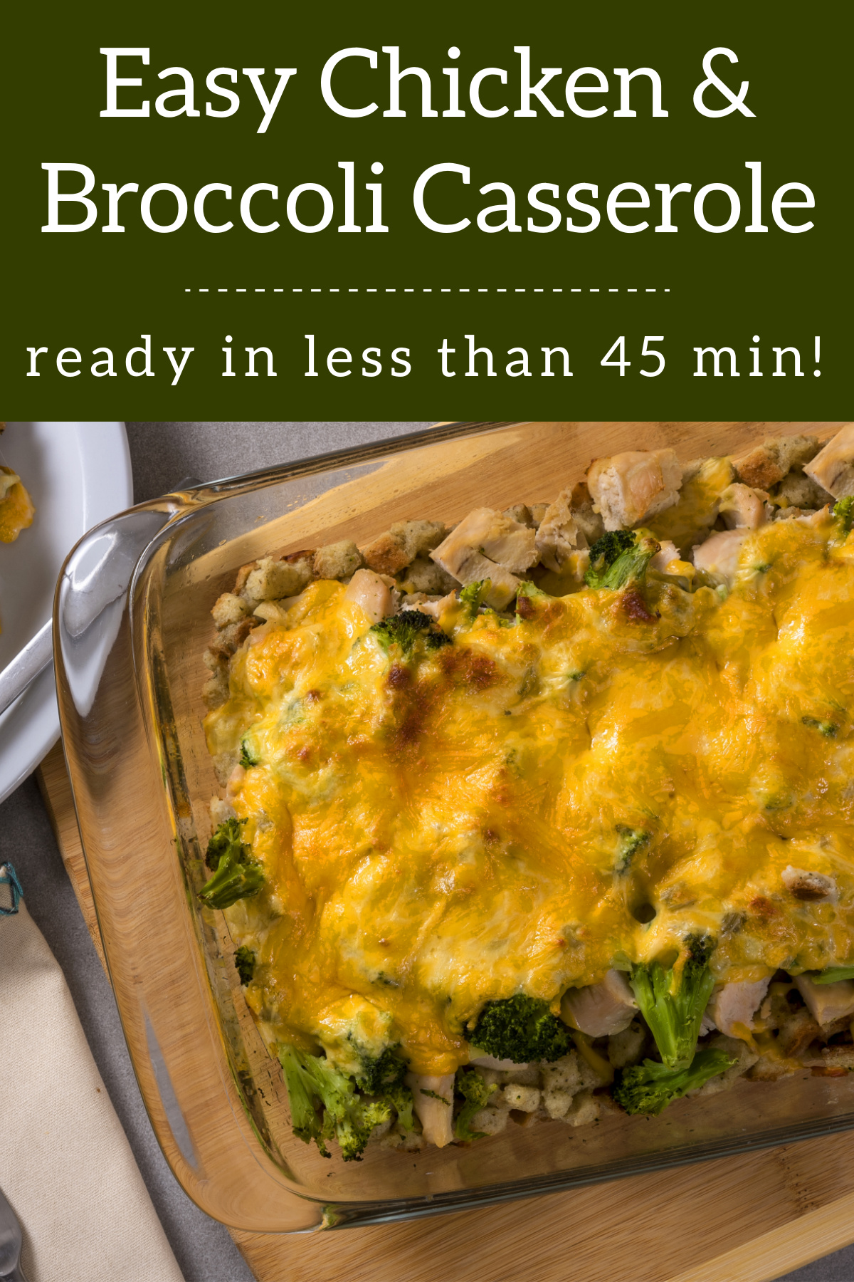 Easy Chicken & Broccoli Casserole Recipe