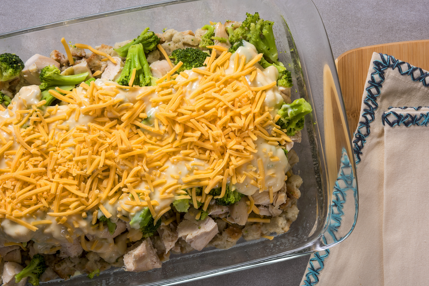 cheesy chicken broccoli casserole