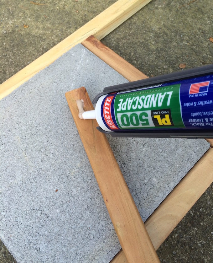 Adding epoxy to a 2x2