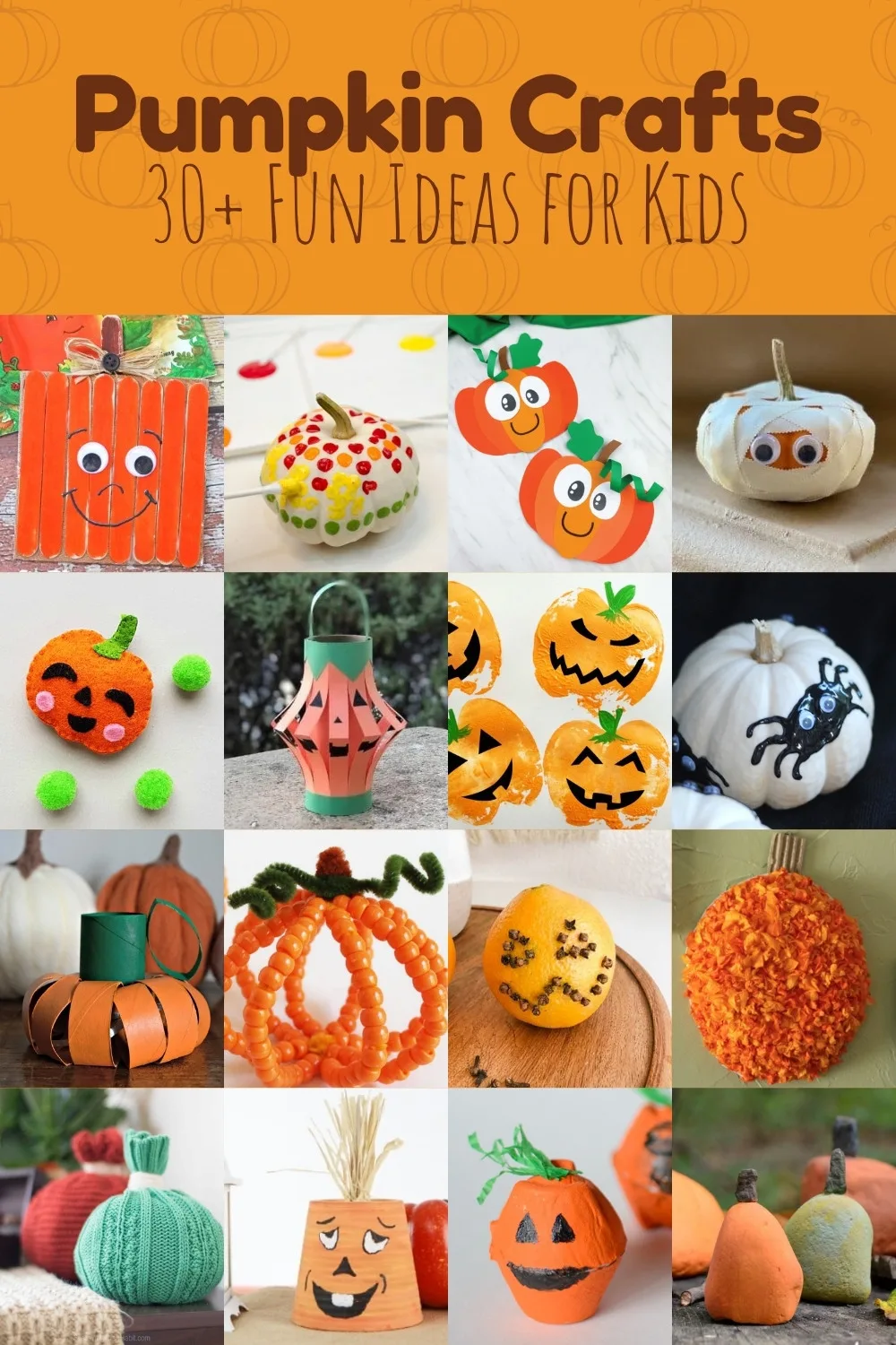 Halloween Pumpkin Ideas For Kids   30 Pumpkin Crafts For Kids .webp