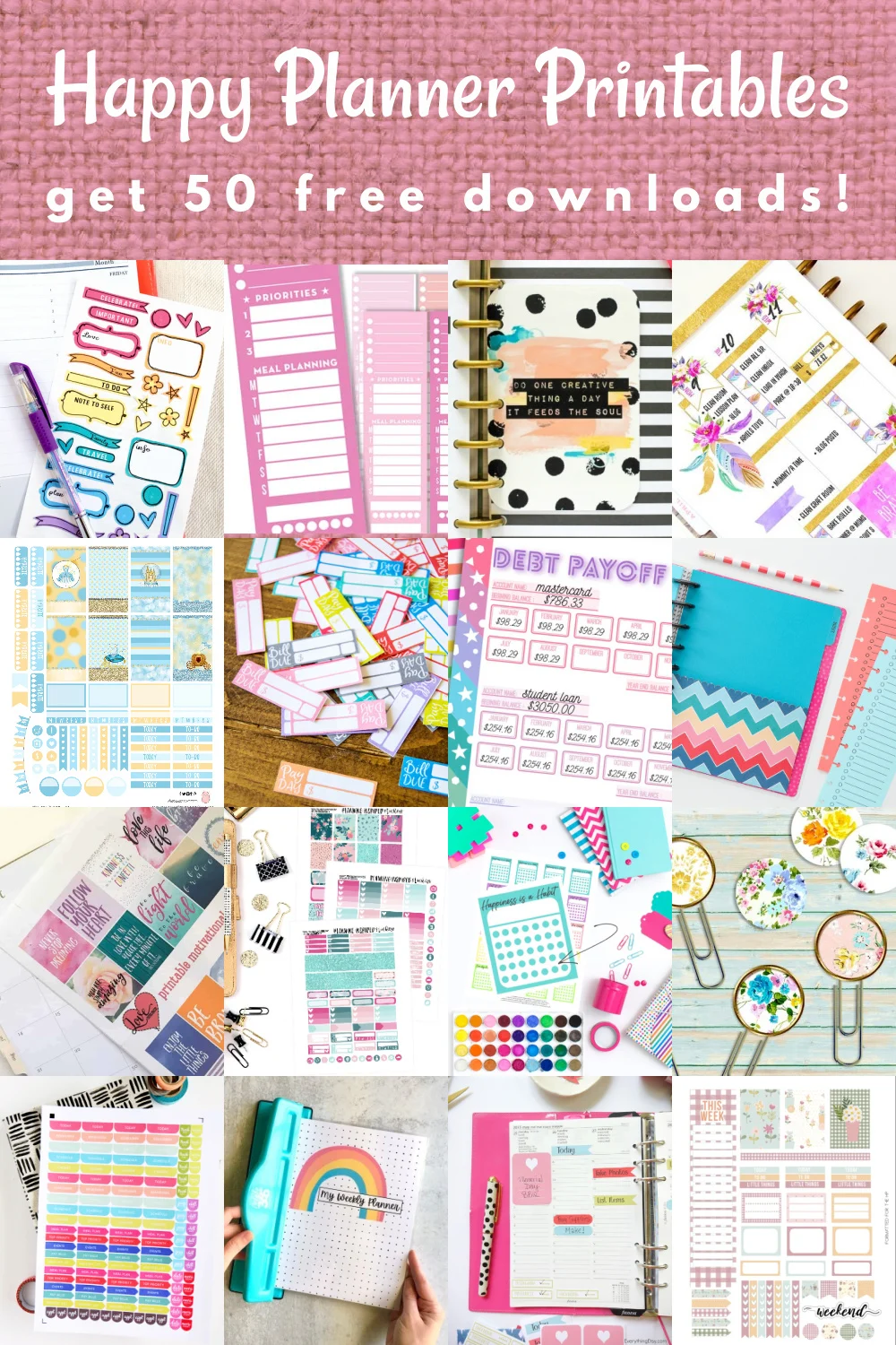 Happy Planner Free Printables That Are Incredibly Awesome Diy Candy