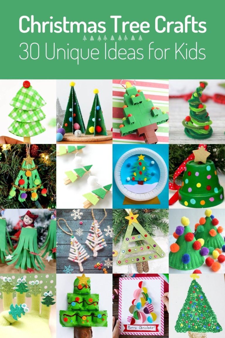 Christmas Tree Crafts For Kids They'll Love! - DIY Candy
