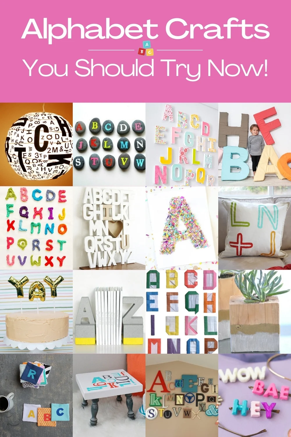 How to Make BLOCK LETTERS - Step by Step - Easy for Kids TUTORIAL to Try !  Whole Alphabet ! 