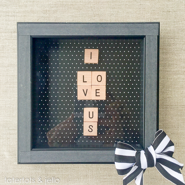 The Best Scrabble Tile Crafts You Ll Want To Try DIY Candy   Framed.scrabble.tile .decor .tatertotsandjello.com 1 