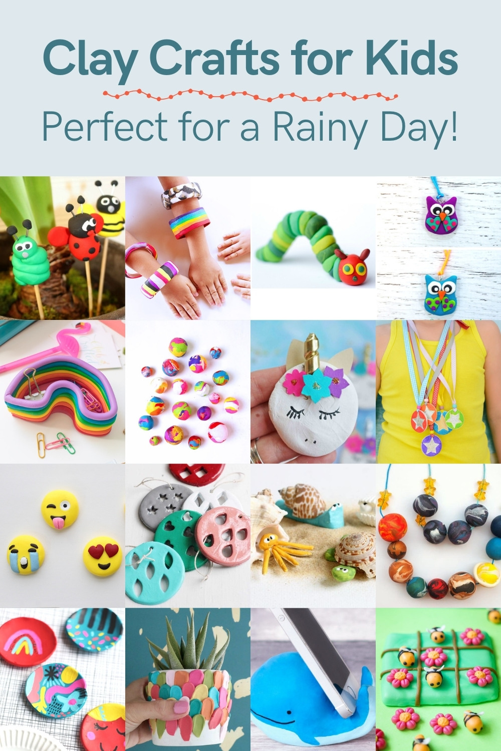 Clay Crafts for Kids Perfect for Rainy Day Fun DIY Candy