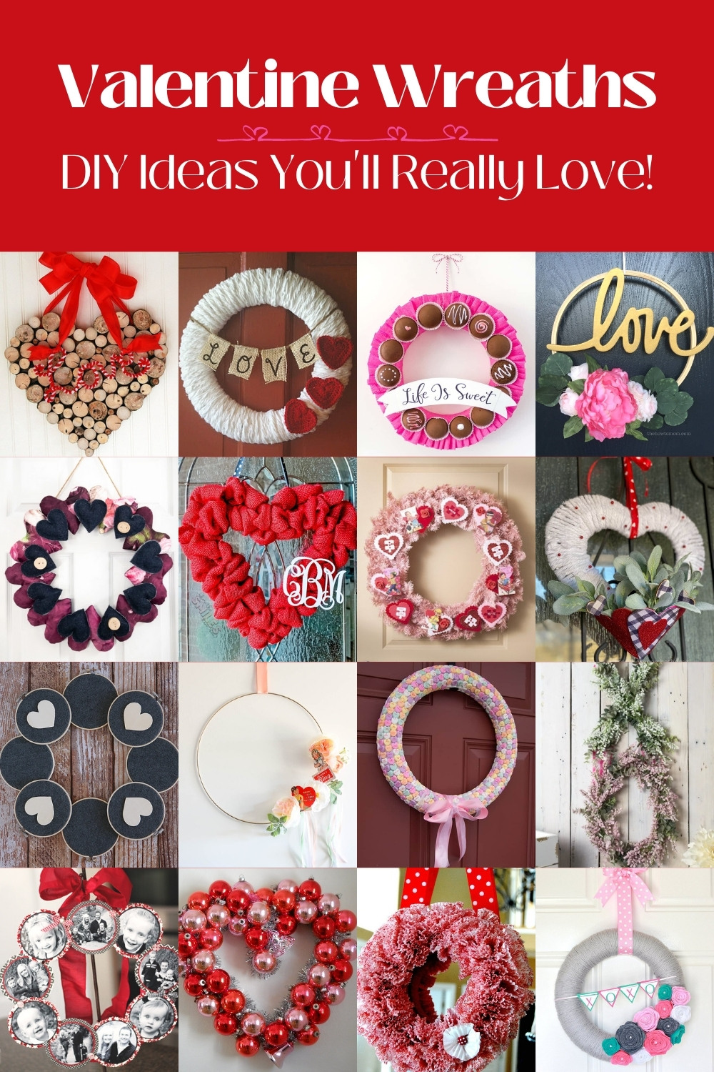 DIY Valentine Wreath Ideas You'll Really Love