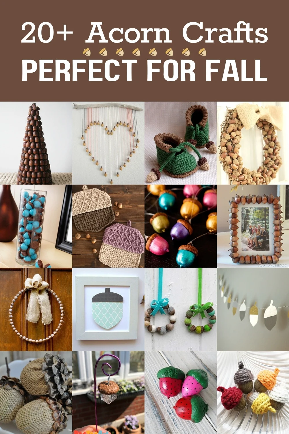 Over 20 Acorn Crafts Perfect for Fall