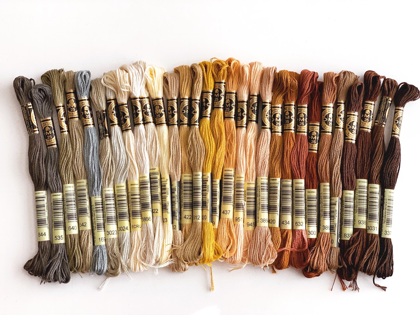 Embroidery floss skeins