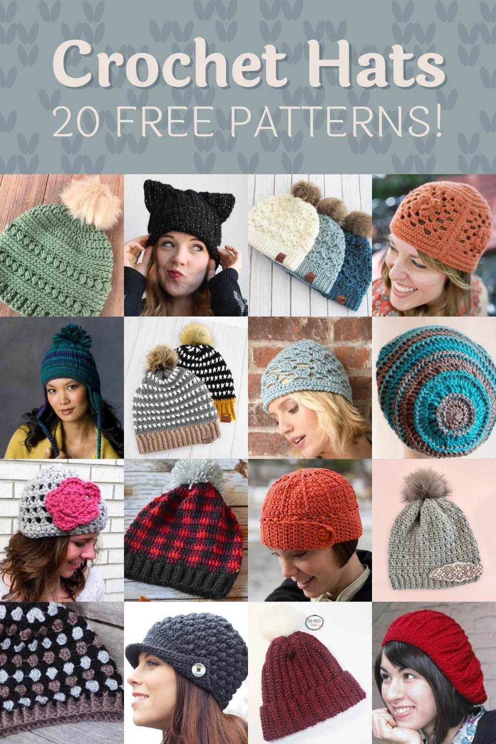 Free Crochet Hat Patterns to Keep Cozy All Winter   DIY Candy