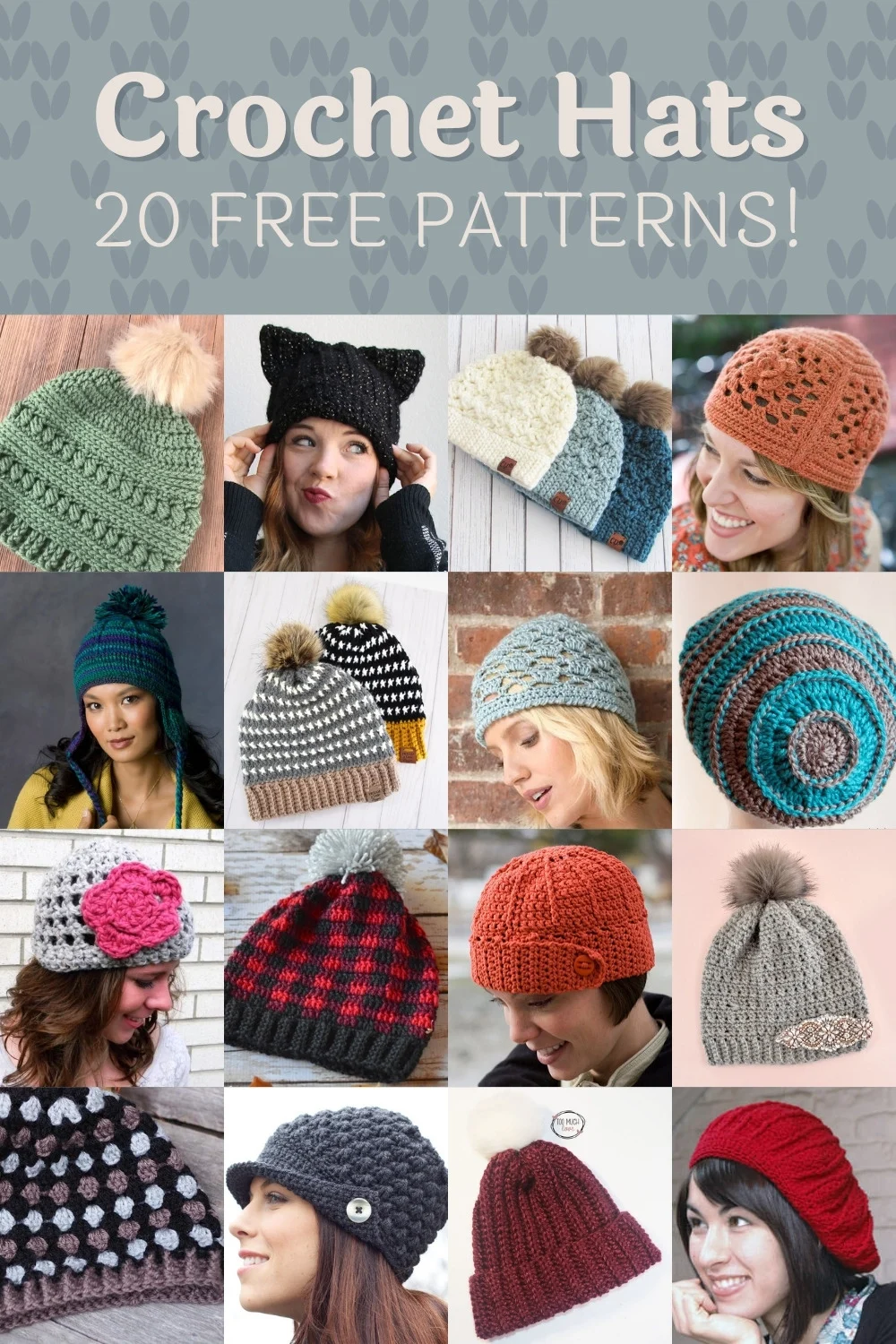 crochet winter hat pattern