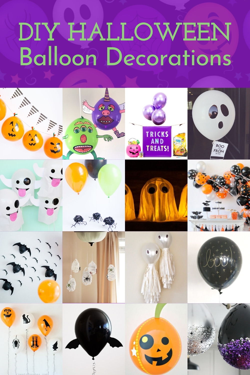 DIY Halloween Balloon Decorations