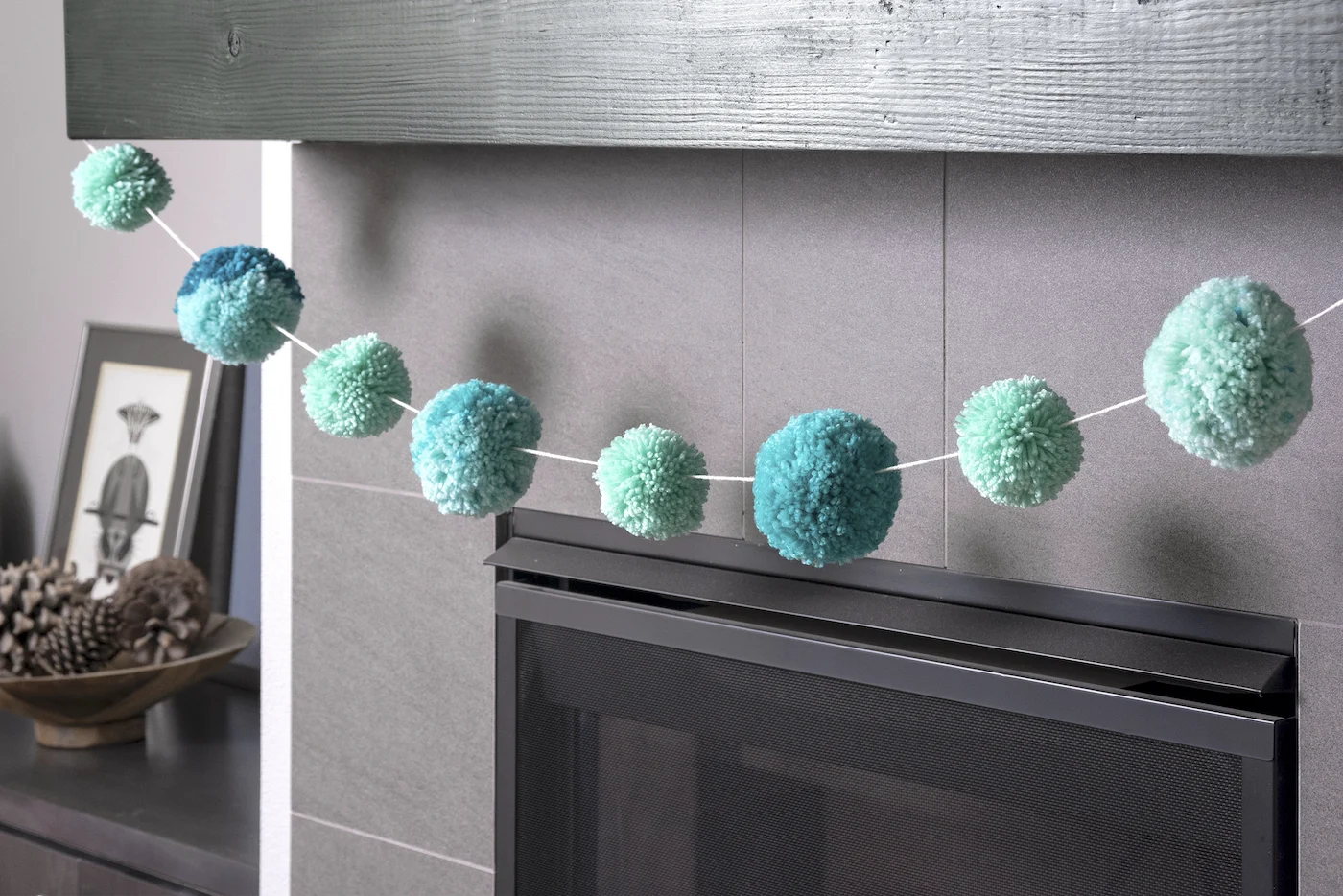 Make a Pom Pom Garland in Three Easy Steps! - DIY Candy