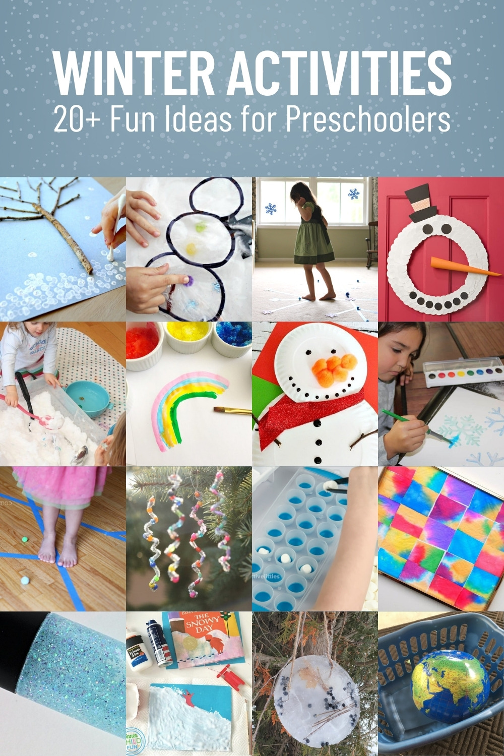 Over 20 Winter Activities for Preschoolers