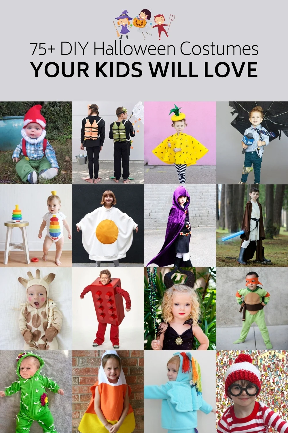 25+ Easy DIY Halloween Costumes for Kids