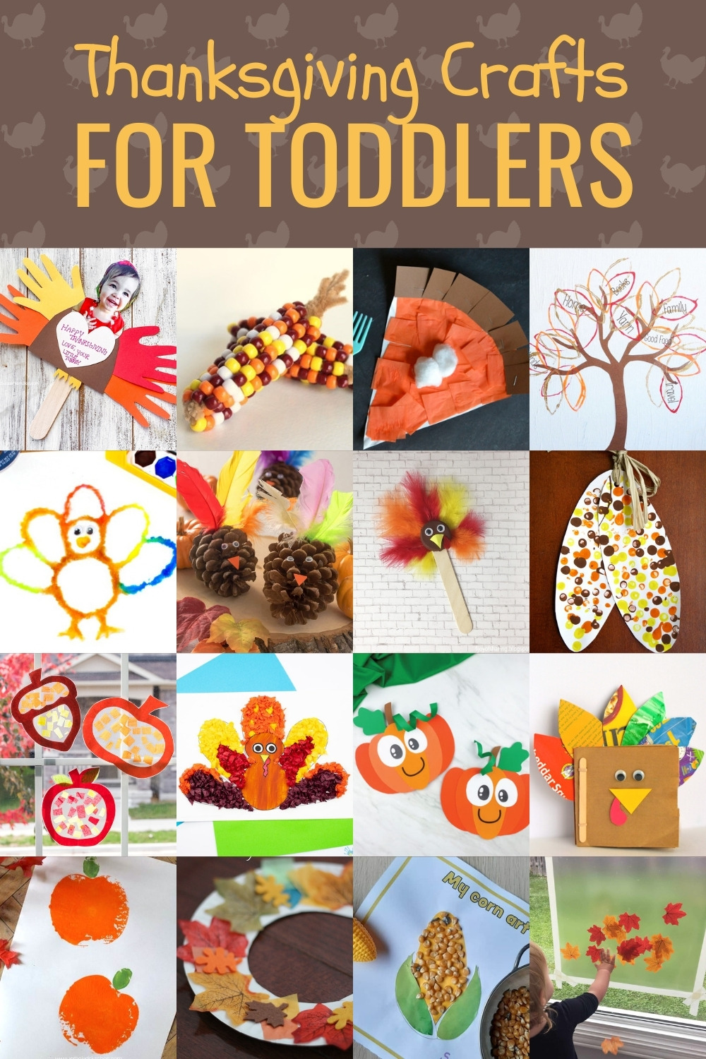 Ultimate List of Thanksgiving Crafts for Toddlers