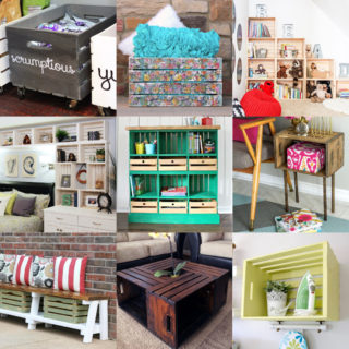 Wooden crate decorating ideas feature image