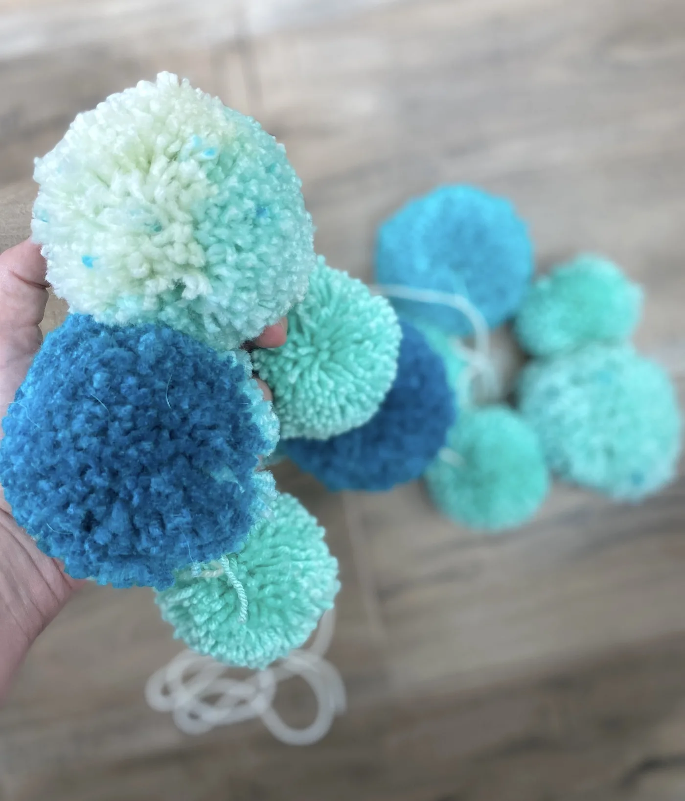 Make a Pom Garland in Three Easy Steps! DIY Candy