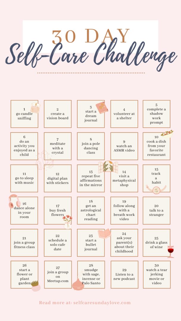 Thirty 30 Day Challenges To Jump Start Your Life - DIY Candy