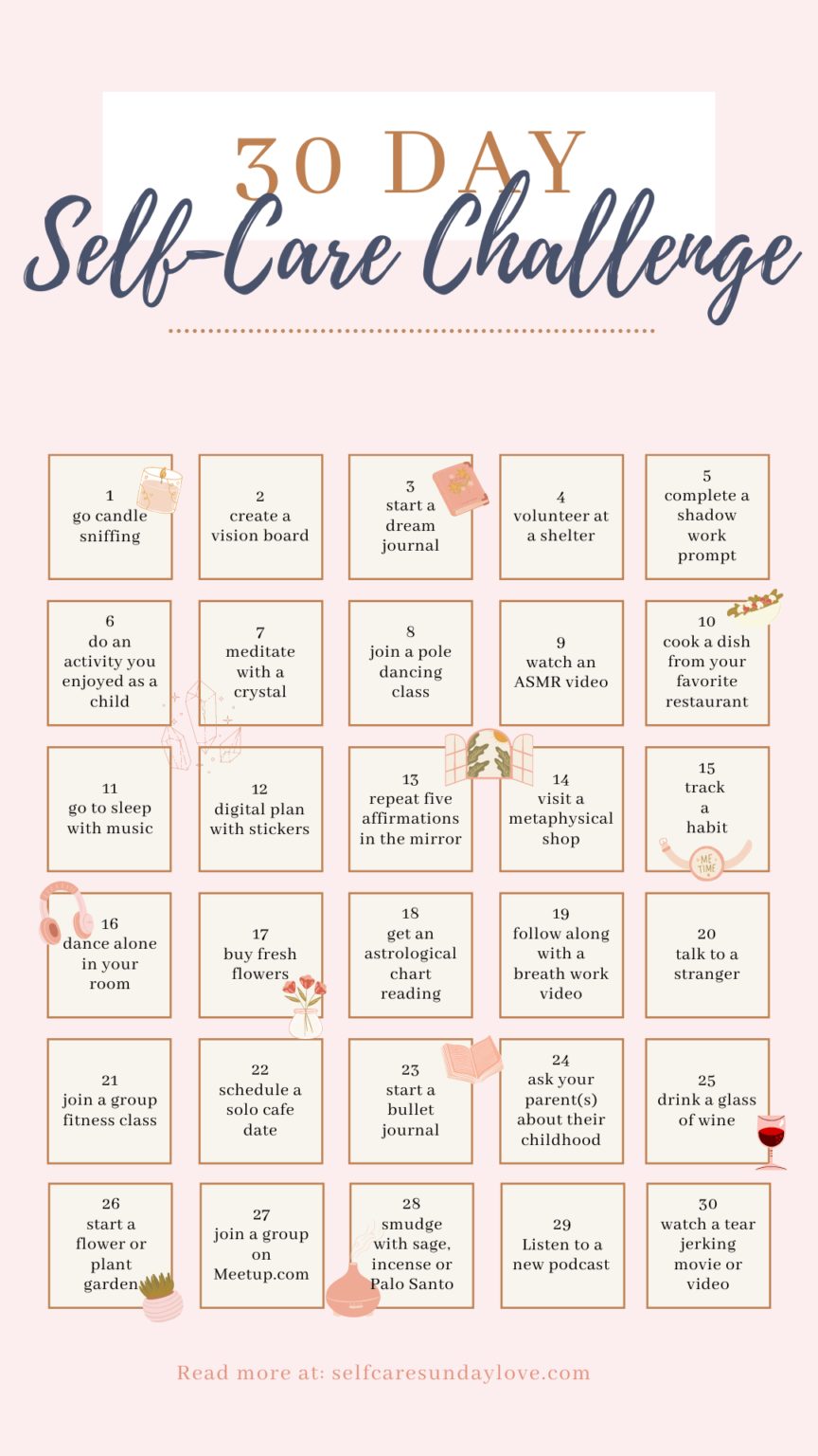 Thirty 30 Day Challenges To Jump Start Your Life - DIY Candy