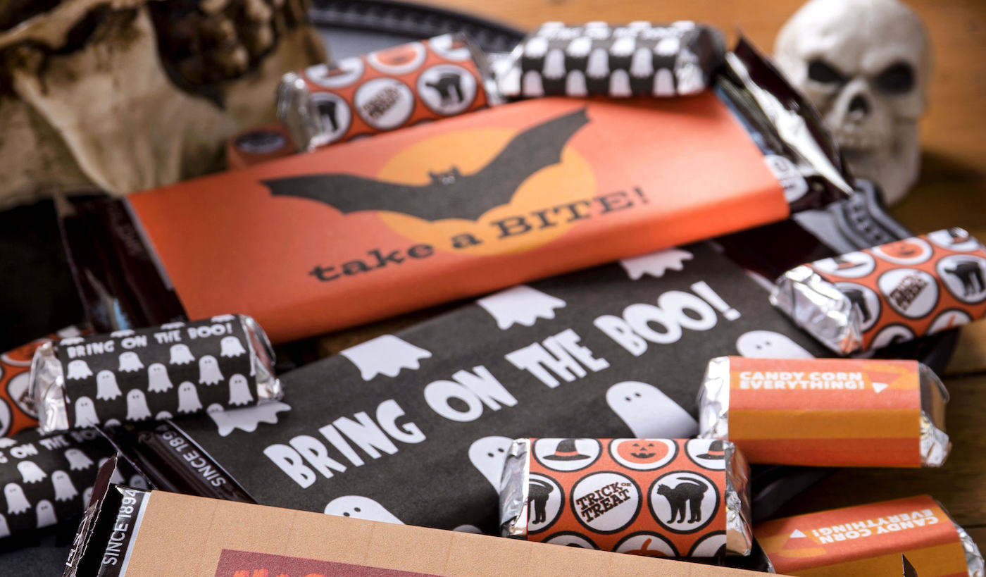 Printable Halloween Candy Bar Wrappers (Free!) DIY Candy