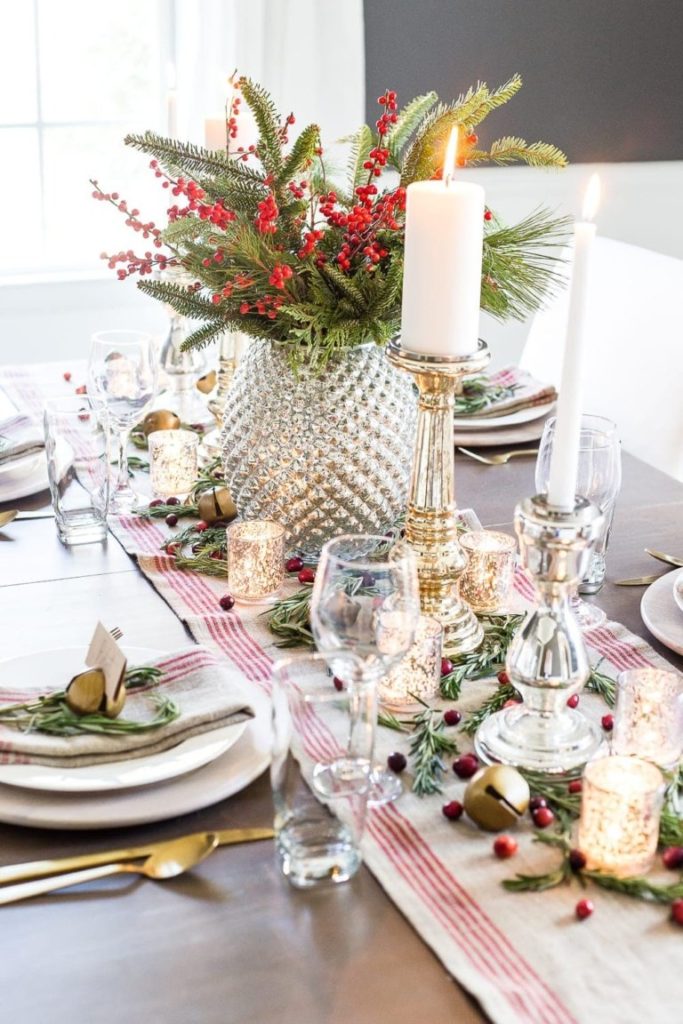 DIY Christmas table decoration ideas - Planning With Kids