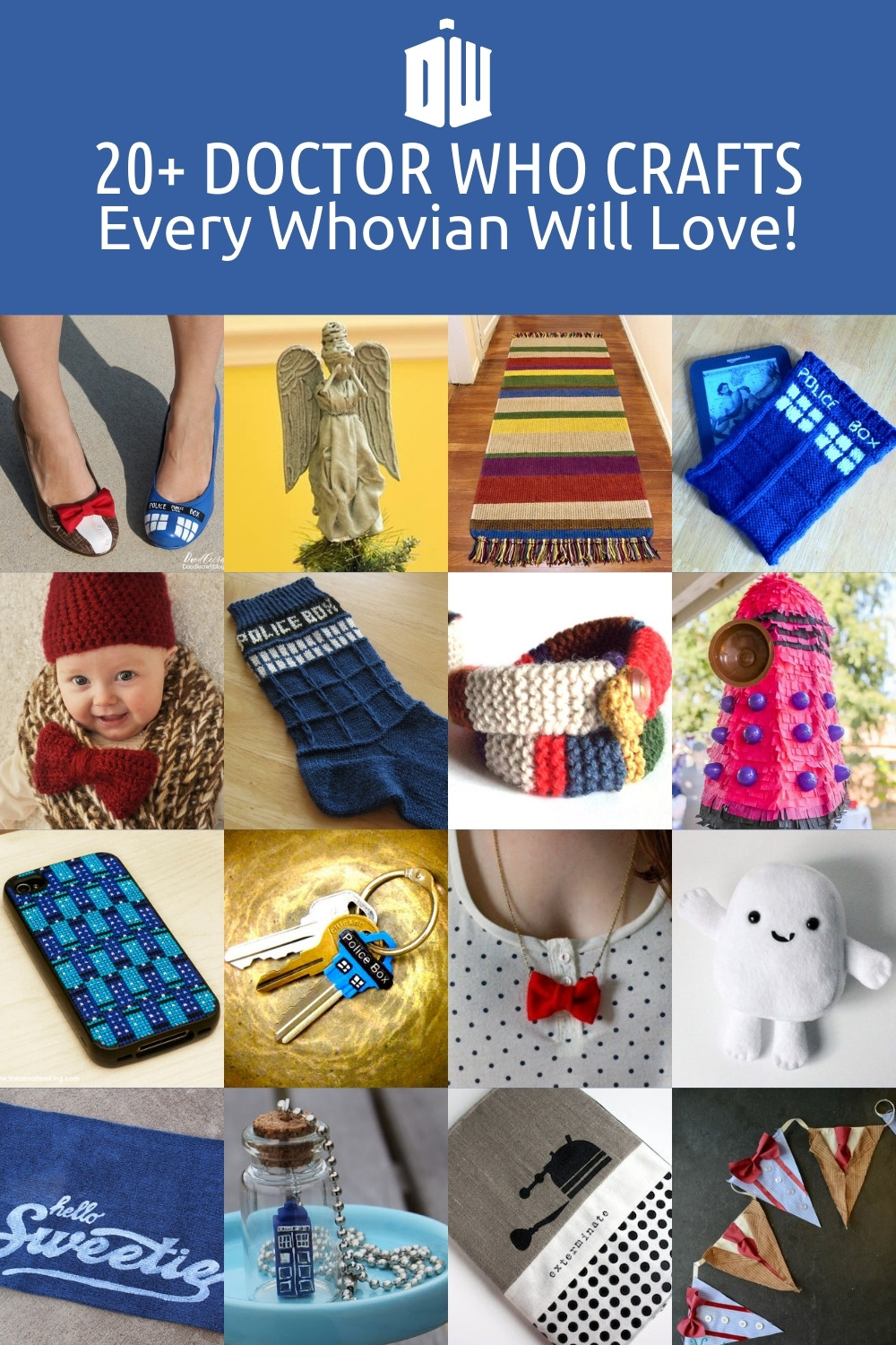 Doctor Who Crafts - 20+ Gifts Whovians Will Love