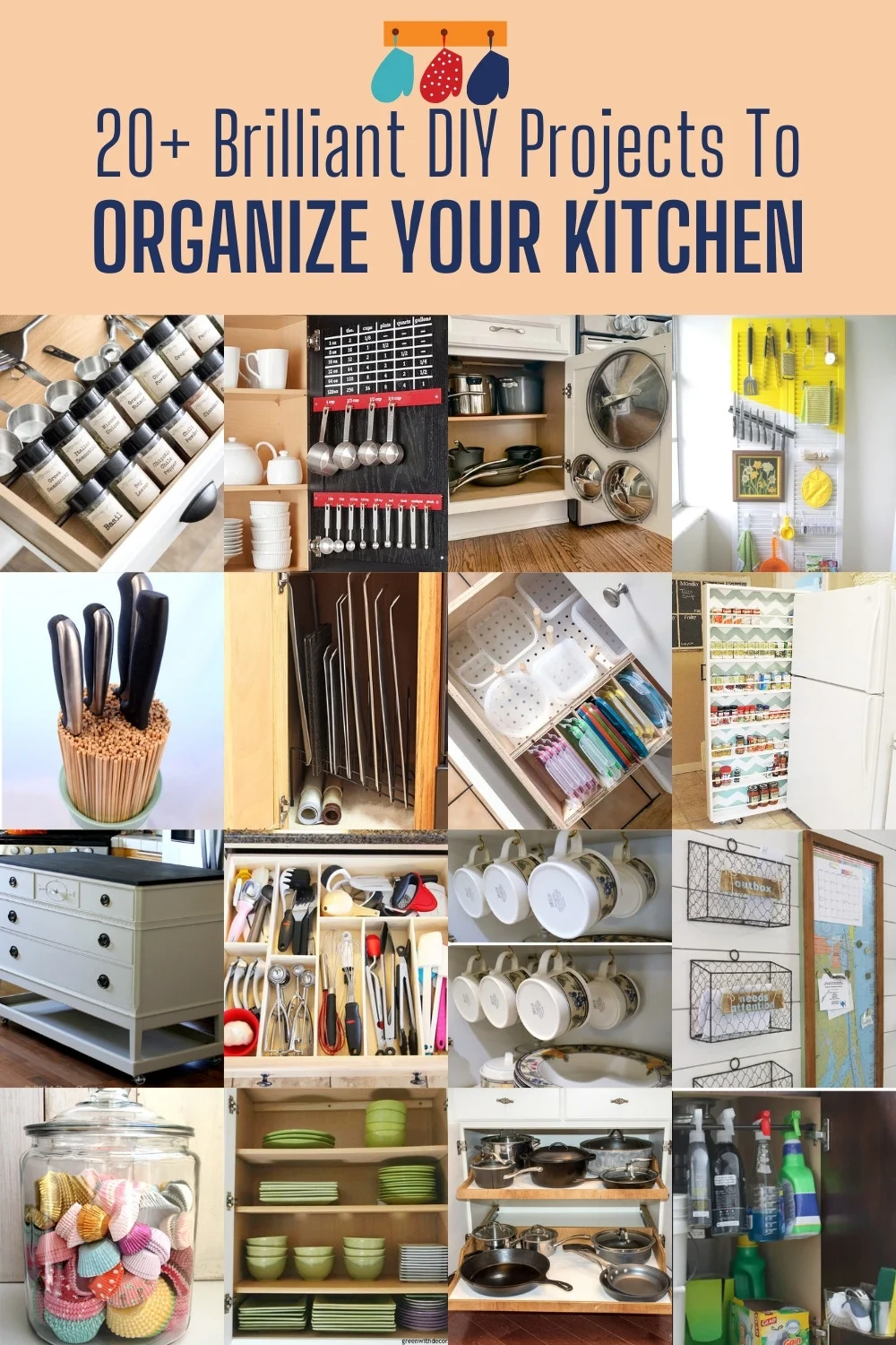 Organize Your Kitchen with These 20+ Brilliant DIYs   DIY Candy