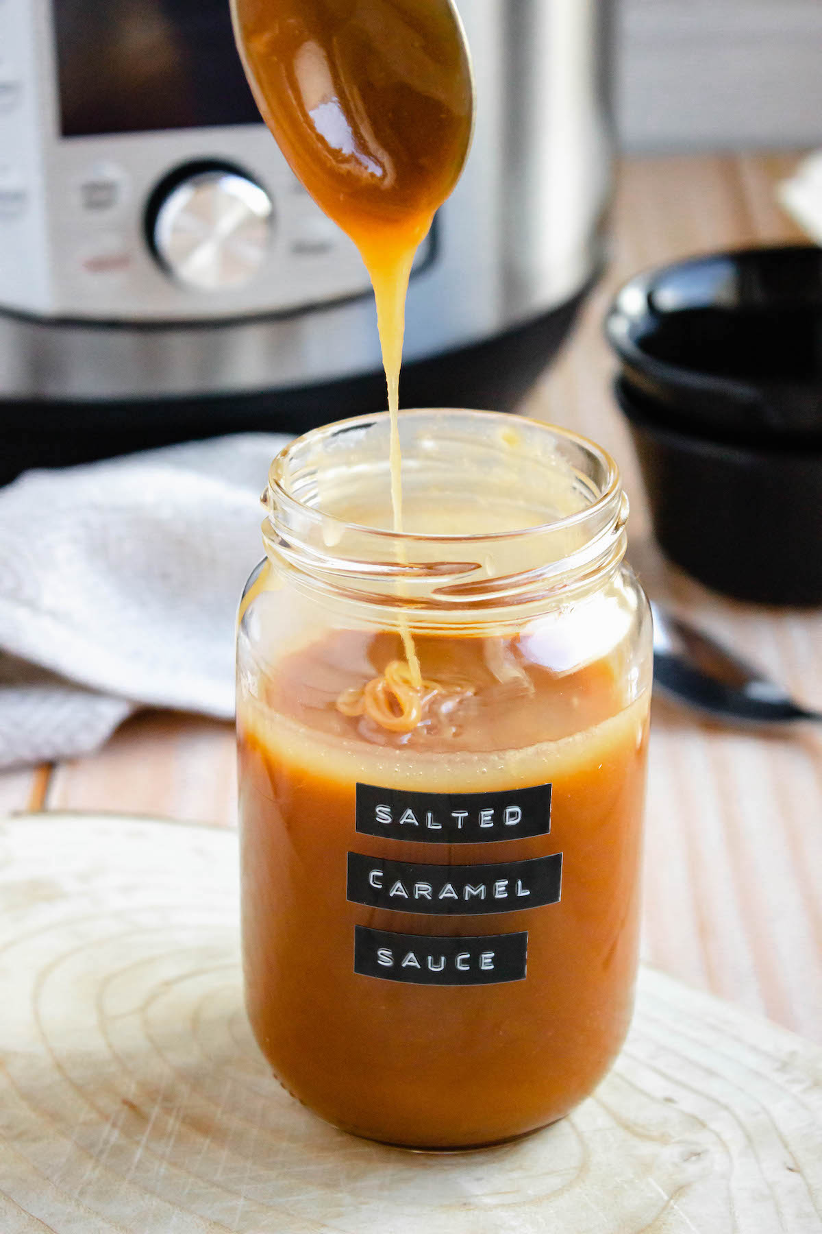 Salted Caramel Sauce in the Instant Pot