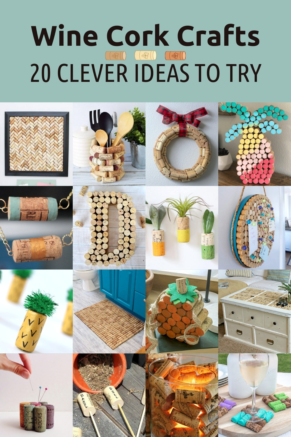 Wine Cork Crafts - 20 Clever Ideas to Try Now