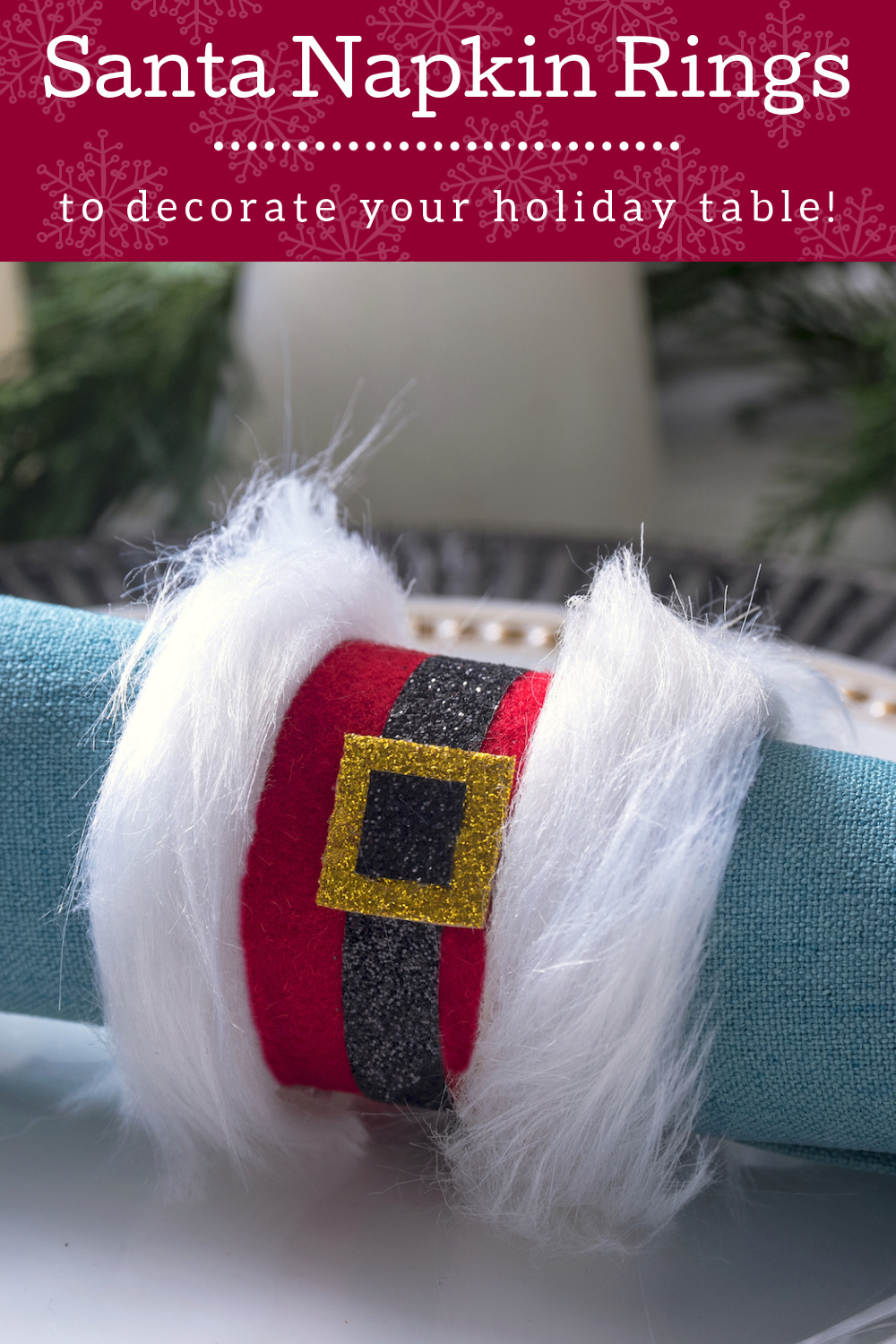 Santa Napkin Rings