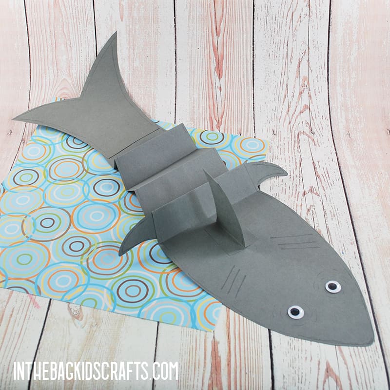 shark crafts for kindergarten