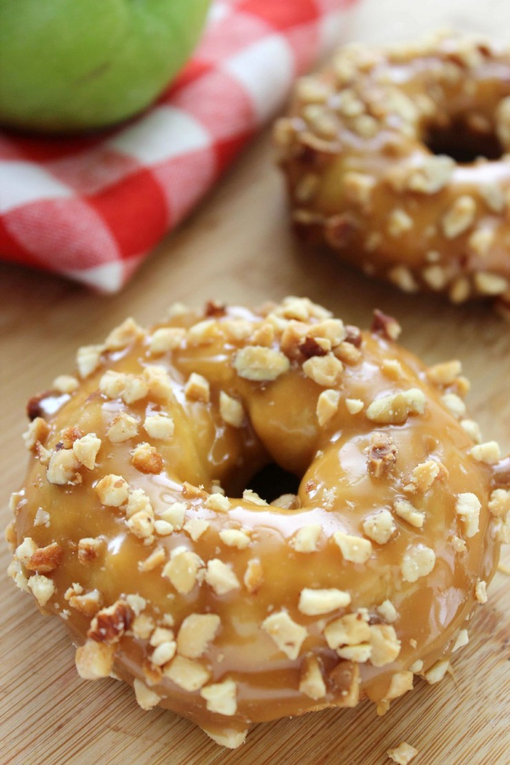 Caramel apple baked donut recipe