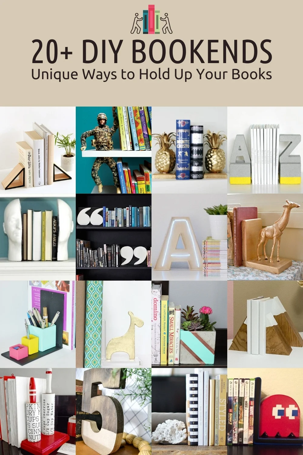 These 20 Diy Bookends Look Great In