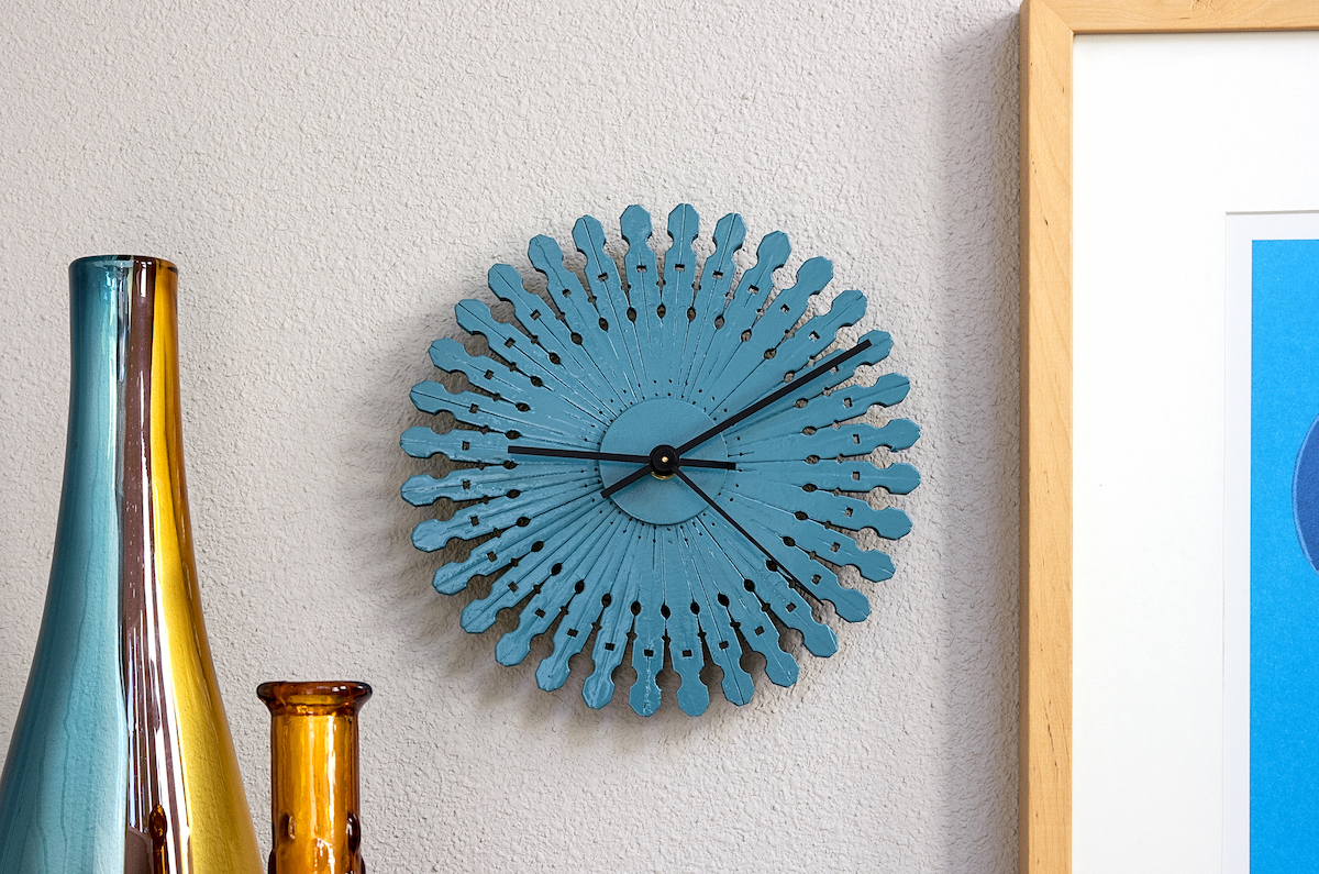 DIY Clothespin Clock