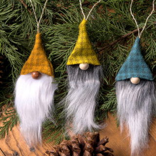 DIY gnome christmas ornaments