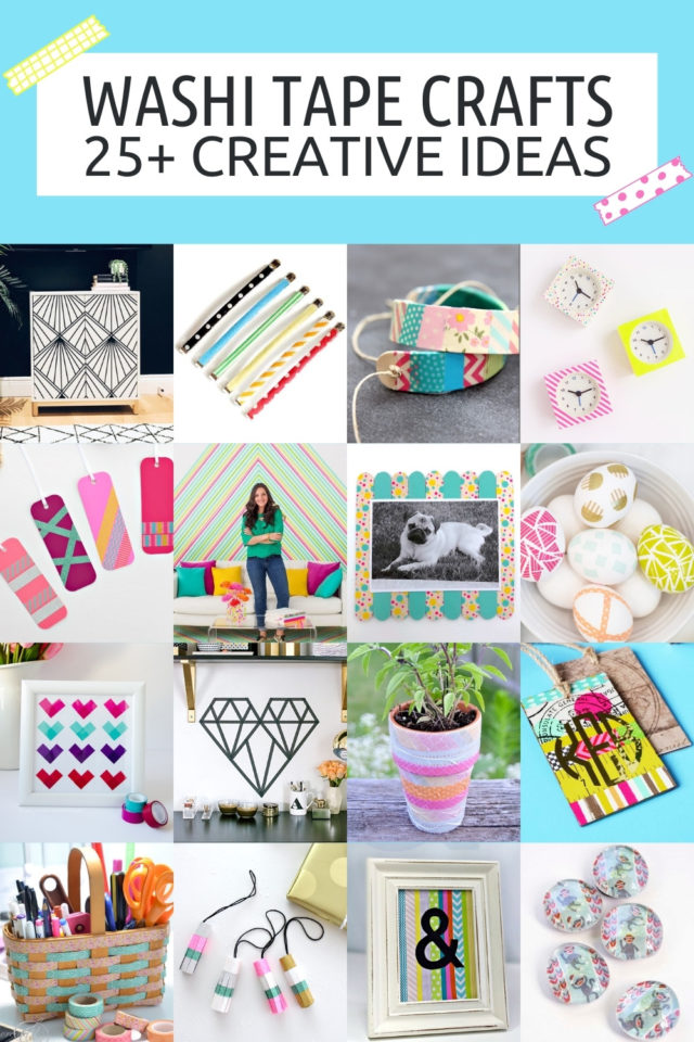 Washi Tape Crafts 25+ Creative Ideas You'll Love! DIY Candy