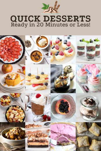 Quick Dessert Recipes Ready In 20 Minutes Or Less DIY Candy   Quick Dessert Recipes Ready In 20 Minutes Or Less 347x520 