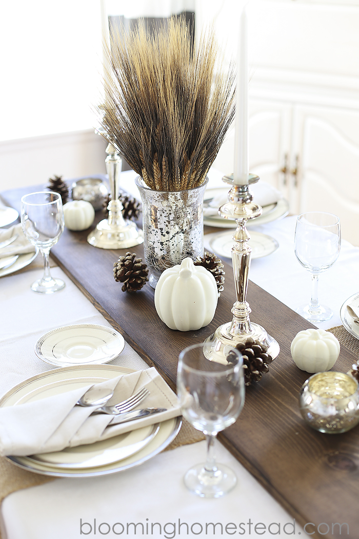 Diy Table Decorations That Look Great, Wood Table Settings