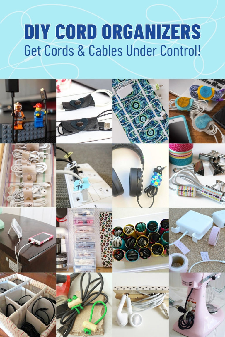DIY Cord Organizers Get Cables Under Control DIY Candy