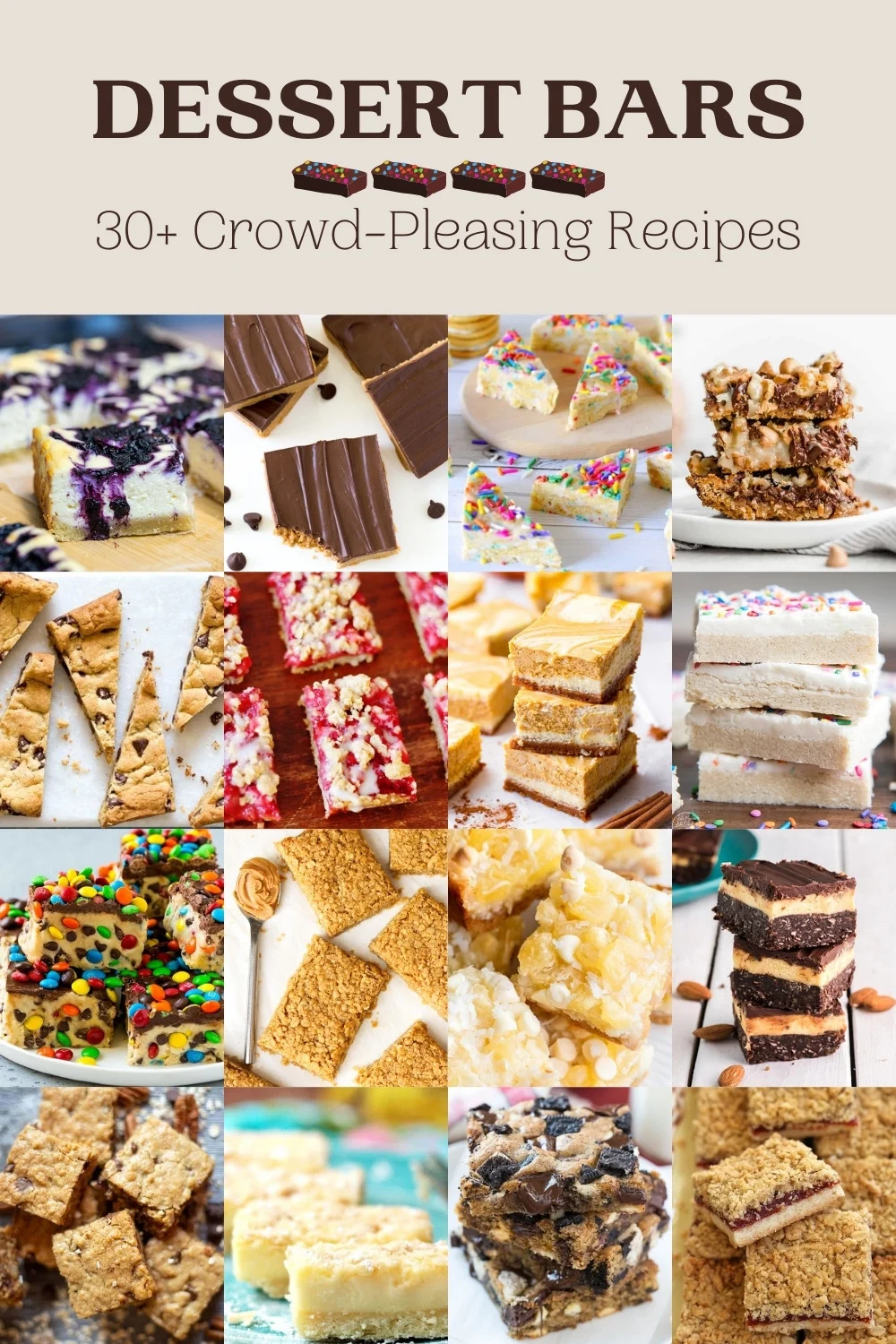 30+ Dessert Bar Recipes Perfect for Your Next Party - DIY Candy