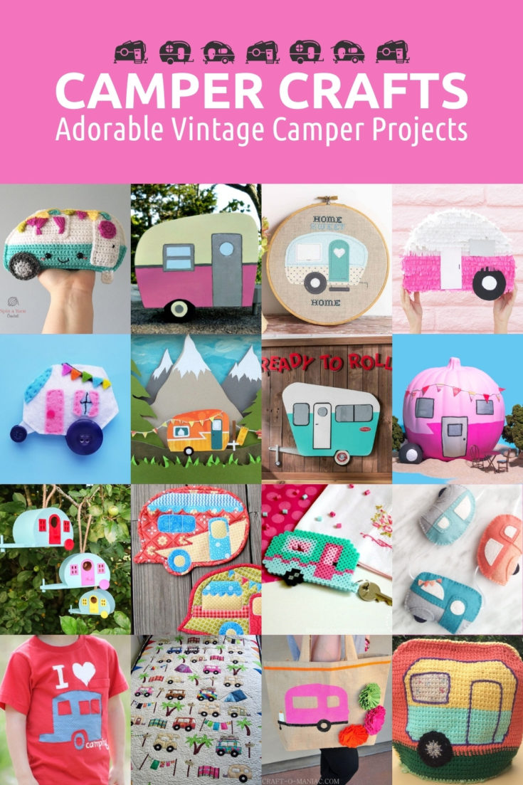 Vintage Camper Crafts: 30+ Super Cute Projects - DIY Candy