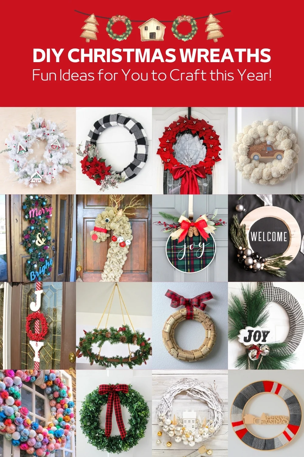 Sí misma riega la flor Seguid así DIY Christmas Wreath Ideas for a Festive Holiday - DIY Candy