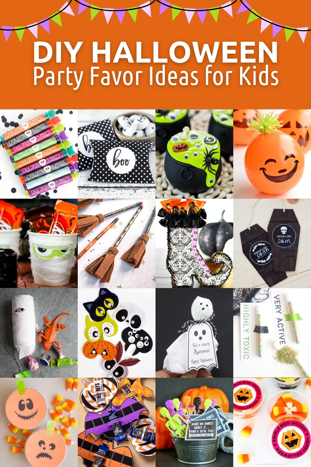DIY Halloween Party Favors for kids