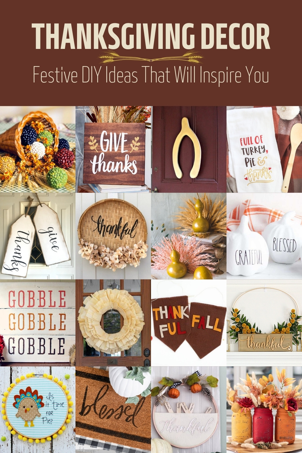 DIY Thanksgiving Decor Ideas
