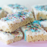 cotton candy rice krispie treats