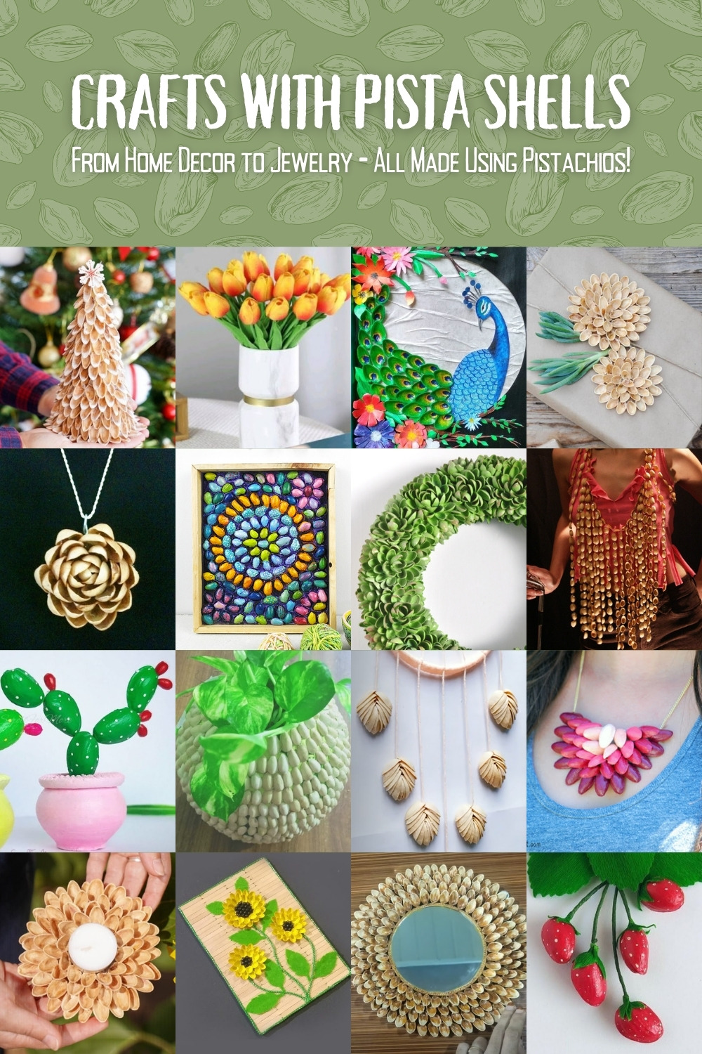 Crafts with Pista Shells